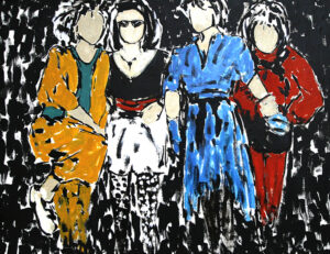 101 adam bojara dziewczyny 140x120 akryl pŁ. 2005