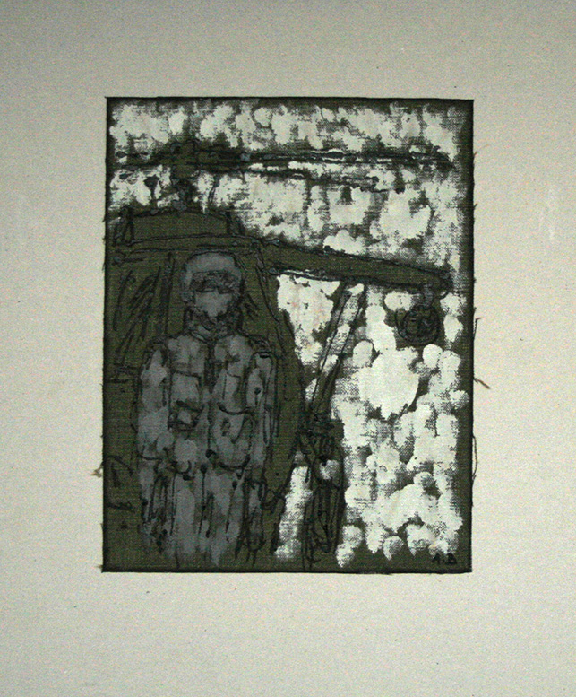 11 adam bojara akryl brezent ''nato'' 30x40 1994