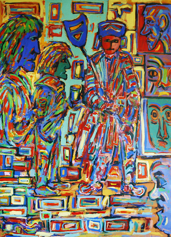 117.''maski ii'' 150x200