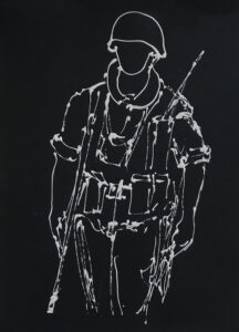 13 adam bojara akryl karton ''nato'' 30x40 1994