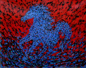 13 adam bojara ''k13'' 140 x 110 akryl pŁ. 2018