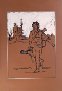 15 adam bojara akryl karton ''nato'' 50x70 1994