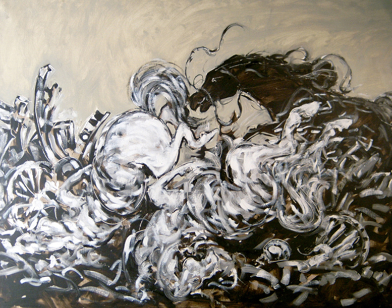 17 adam bojara ''k17'' olej pŁ 120x100 1990