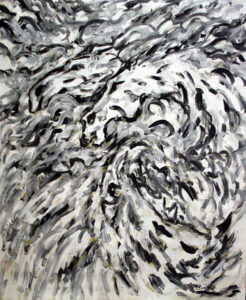 18 adam dojara ''k18'' akryl pŁ, 140x170 2002