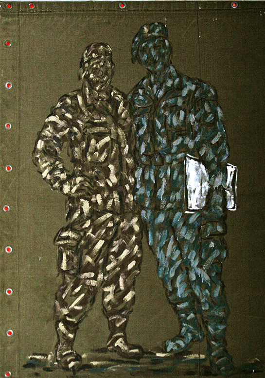 2 adam bojara akryl brezent ''nato''140x200 1994