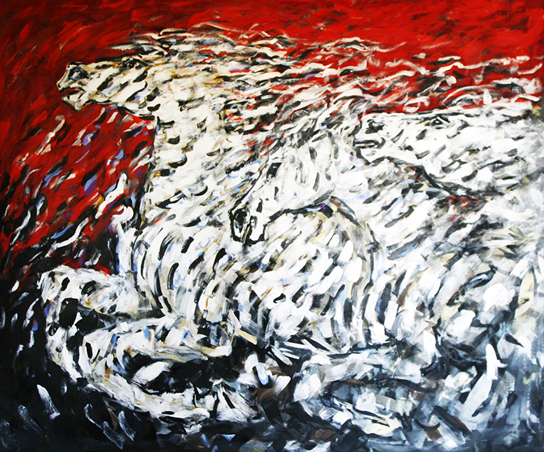 22 adam bojara '' k22'' akryl pŁ, 170x140 2006