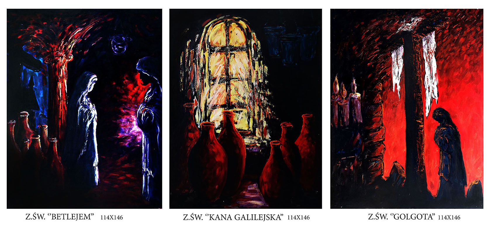 37 adam bojara ziemia Św. 114 x 146 1998 ol. pŁ