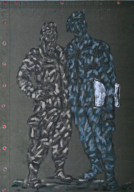 4 adam bojara akryl brezent ''nato 140x170 1994