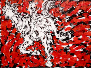 45 adam bojara k45 70x50 karton akryl 1992