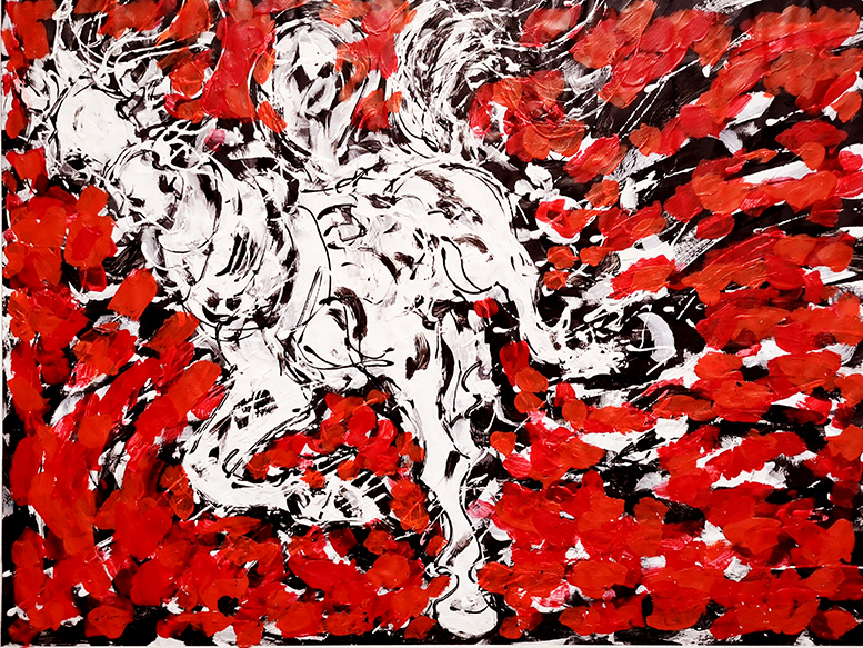 45 adam bojara k45 70x50 karton akryl 1992