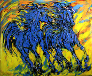 50 adam bojara ''k50'' akryl pŁ. 100x100 2023