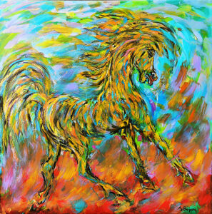 6 adam bojara ''k6'' 2023 100x100 akryl pŁ.