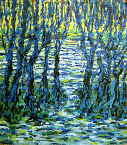 7 adam bojara ''o7'' 140x170 akryl pŁ. 1998