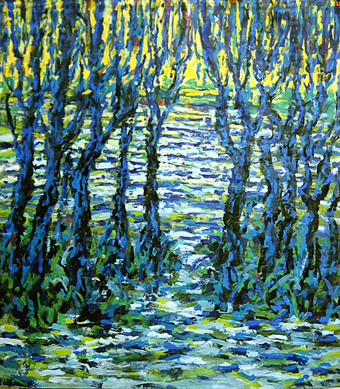 7 adam bojara ''o7'' 140x170 akryl pŁ. 1998