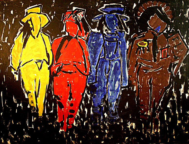 72 gracje 170x120 akryl pŁÓtno