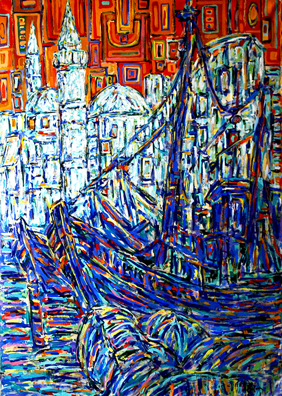 8 adam bojara ''akko ''akryl pŁ. 1997 135x195