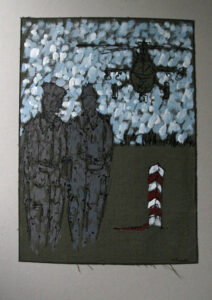 9 adam bojara akryl brezent ''nato'' 50x70 1994