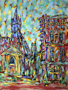 adam bojara frankfurt ''3 '' 1996 65x85 pŁtno