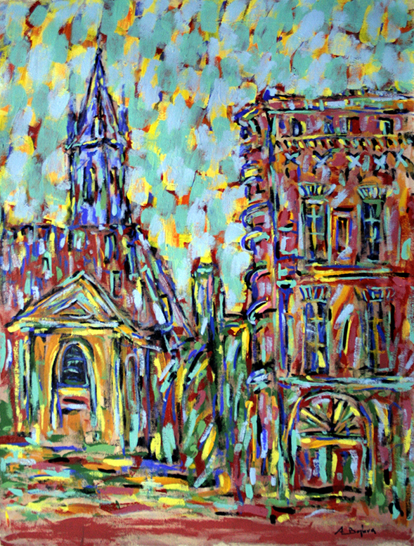 adam bojara frankfurt ''3 '' 1996 65x85 pŁtno