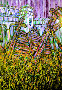 adam bojara ''most i szpital vincenta'' 140x200 2000